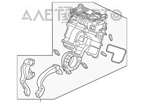 Печка в сборе Acura MDX 14-20