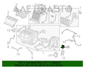 Actuator motor pentru acționarea sistemului de încălzire și aer condiționat pentru Honda Accord 13-17.