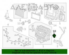Motorul actuatorului pentru ventilatorul de încălzire și aer condiționat al Honda CRV 17-22