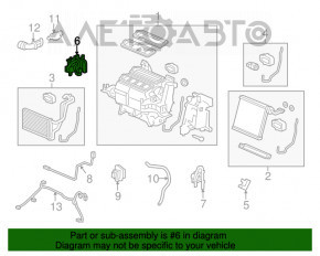 Actuatorul motorului de acționare a încălzitorului pentru Honda CRV 12-16.