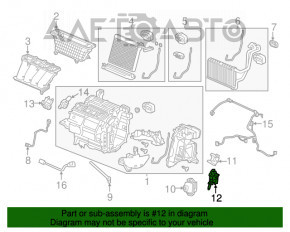 Актуатор моторчик привод печки Honda CRV 12-16