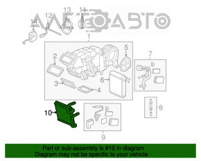 Радиатор отопителя печки Acura MDX 07-13