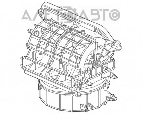 Печка в сборе Honda Insight 19-22