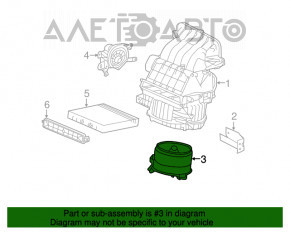 Мотор вентилятор печки Honda CRV 12-16