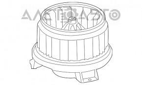 Motorul ventilatorului de încălzire Honda CRZ 11-16