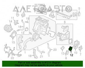 Актуатор моторчик привод печки кондиционер Acura MDX 14-20