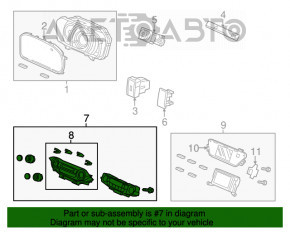 Controlul climatizării Honda CRV 12-14 manual