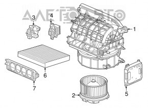 ASAMBLAREA COMPUTERULUI, CONDIȚIONATORUL AUTO Honda Accord 18-22