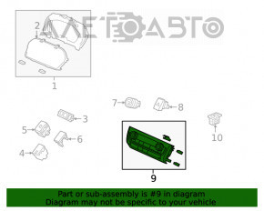 Управление климат-контролем Honda Insight 19-22 dual zone