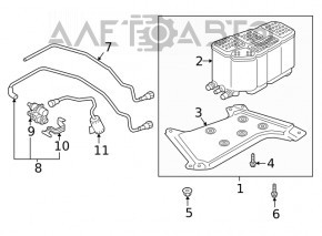 Supapa de absorbție a VW Beetle 12-19 2.0T are marginea ruptă, corpul este fisurat.