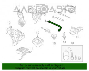 Cheie de cheie cu balon pentru VW Touareg 11-17