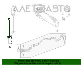 Racordul de racire a uleiului de transmisie automata pentru Audi Q7 4L 10-15.