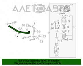 Стабилизатор передний Audi Q7 4L 10-15 35,5