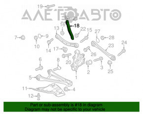 Maneta transversală spate stânga Audi Q7 4L 10-15