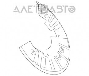 Capacul discului de frână față stânga Audi Q7 4L 10-15 nou original