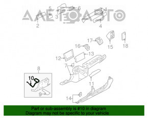 Cablu frâna de mână pentru Audi Q7 4L 10-15