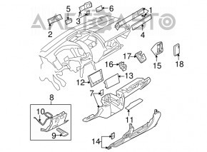 Cablu frana de parcare in fata Audi Q7 4L 10-15 nou original