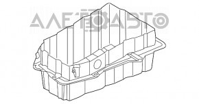 Поддон АКБ Audi Q7 4L 10-15