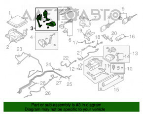 Senzor de înclinare a caroseriei față Audi Q7 4L 10-15 nou OEM original