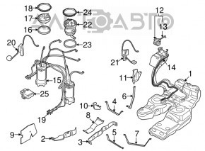 Capacul gurii de umplere Audi Q7 4L 10-15