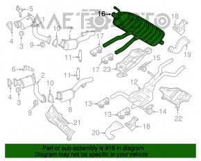 Silentioză spate cu baie Audi Q7 4L 10-15