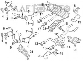 Silentioză spate cu baie Audi Q7 4L 10-15