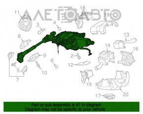 Coloană de direcție Audi Q7 4L 10-15