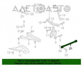 Bara transversală spate dreapta Audi Q7 4L 10-15