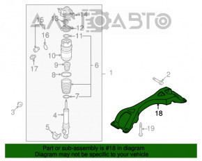 Bara spate mica Audi Q7 4L 10-15