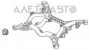 Bara spate Audi Q7 4L 10-15 ruginită