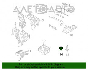 Montarea roții de rezervă și a subwooferului Audi Q7 4L 10-15