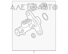 Cilindrul principal de frână Audi Q7 4L 10-15 cu rezervor