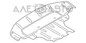 Защита двигателя Audi Q7 4L 10-15 новый неоригинал DPA