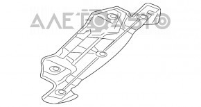 Protecție termică spate Audi Q7 4L 10-15