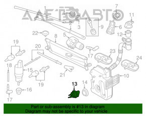 Датчик уровня жидкости бачка омывателя VW Passat b8 16-19 USA новый неоригинал TOPRAN