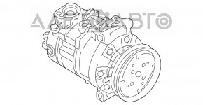 Compresorul de aer condiționat VW Atlas 18- 2.0T, 3.6