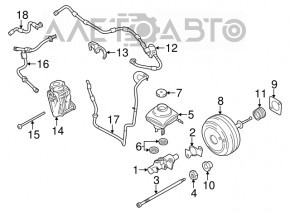 Вакуумный насос электро Porsche Cayenne 958 11-17 HELLA