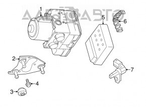 ABS ABS Porsche Cayenne 958 11-17