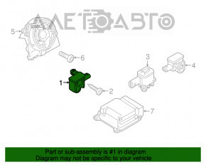 Senzor airbag dreapta fata VW Touareg 11-17