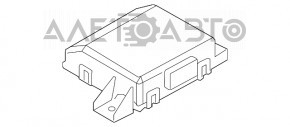 Modulul de control al caroseriei BCM Porsche Cayenne 958 11-17