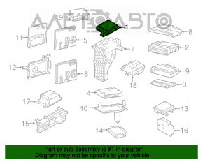 Modulul de control al caroseriei BCM Porsche Cayenne 958 11-17