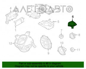 Динамик торпедный Porsche Panamera 10-16 Bose