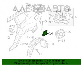 Grila de ventilatie dreapta VW Touareg 11-17