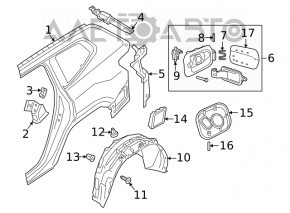 Grila de ventilatie dreapta VW Touareg 11-17