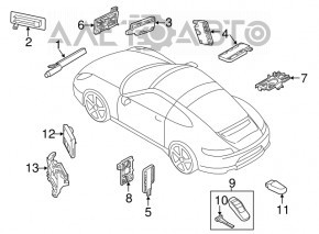 ANTENĂ DE INTRARE FĂRĂ CHEIE Porsche Panamera 10-16