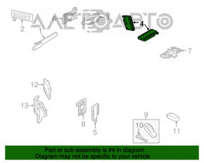 ANTENĂ DE INTRARE FĂRĂ CHEIE Porsche Panamera 10-16