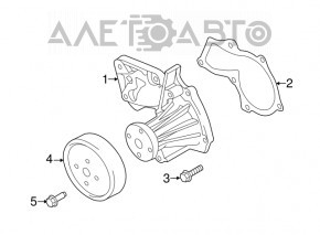 Pompa de apă Ford Escape MK3 13- 1.6T