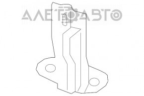 Suportul radiatorului de aer condiționat stânga sus Honda Clarity 18-21 SUA metal