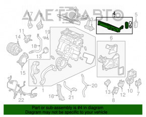 Испаритель Acura MDX 14-16 дорест, с клапаном