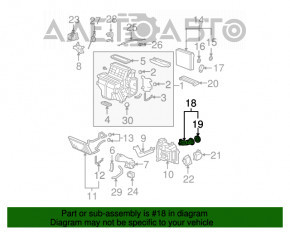 Tubul de aer condiționat pentru Acura MDX 07-13.